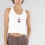 Cafe Noir CANOTTA SCOLLATA CON PATCH - C7JT0235