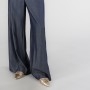 Cafe Noir PANTALONE PALAZZO IN TENCEL DENIM - C7JP0228