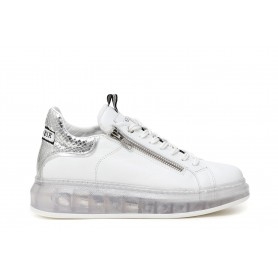 Cafe Noir SNEAKERS IN PELLE CON CERNIERA - C1BU0019