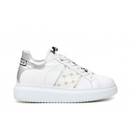 Cafe Noir SNEAKERS IN PELLE CON FACIA LOGATA LATERALE - C1BU0020