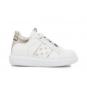 Cafe Noir SNEAKERS IN PELLE CON FACIA LOGATA LATERALE - C1BU1351