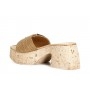 Cafe Noir CIABATTA IN PELLE SCAMOSCIATA E RAFFIA CON FIBBIA - C1XO5555