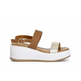 Cafe Noir SANDALO DOPPIA FASCIA BICOLORE - C1XO5559