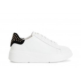 Cafe Noir SNEAKER IN PELLE CON APPLICAZIONI TALLONE - C1XT1004