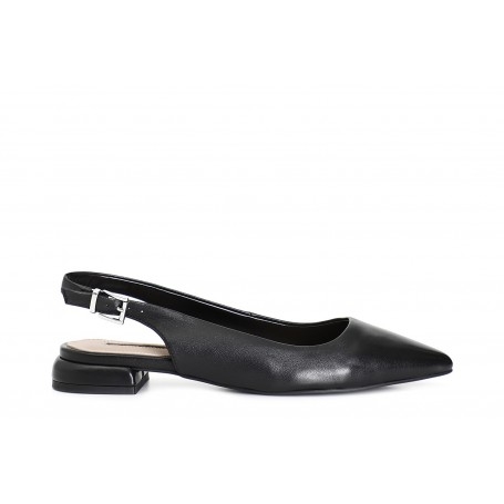 Cafe Noir BALLERINA IN PELLE CON LACCIO DIETRO - C1XV1046