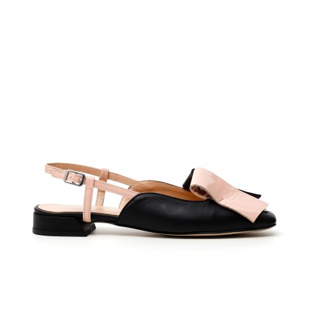 Cafe Noir BALLERINA PELLE APERTA DIETRO CON FRANGIA - C1EG4240