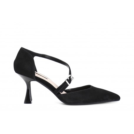 Cafe Noir DÃCOLLETÃ IN CAMOSCIO CON INCROCIO - C1XV1049