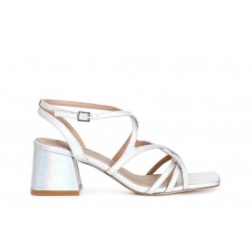 Cafe Noir SANDALO EFFETTO METALLICO CON INCROCIO - C1XV1137