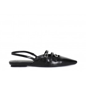 Cafe Noir BALLERINA IN PELLE LACCIO INCROCIATO - C1ED1012