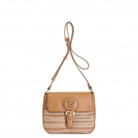 Cafe Noir TRACOLLA CON PATTINA CON DETTAGLIO IN RETE CON INFILATURA. LOGO CON INFILATURA - C3WB0807