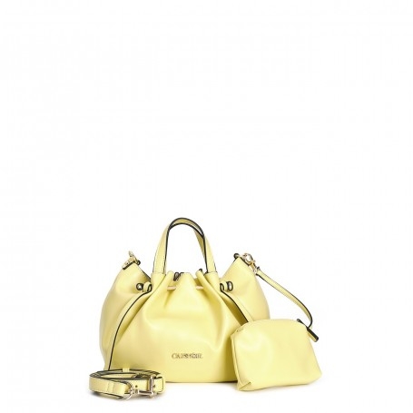 Cafe Noir TOTE  CON MOTIVO DI ARRICCIATURA , TRACOLLA REMOVIBILE - C3WD0809