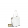 Cafe Noir TOTE IN MATERIALE CON GRANA, TRACOLLA REMOVIBILE IN NASTRO E CHARM IN METALLO - C3YE0807