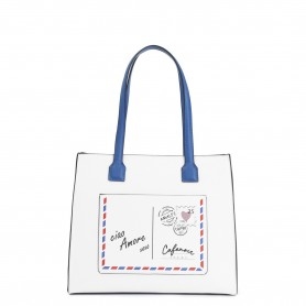 Cafe Noir SHOPPING CON TASCA APPLICATA CON STAMPA - C3JB0016