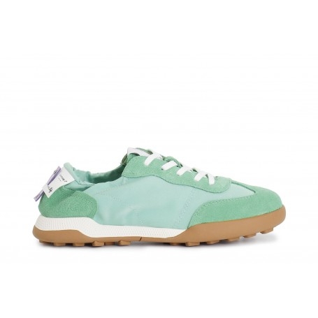 Cafe Noir SNEAKERS ALLACCIATA IN TESSUTO NYLON E PELLE SCAMOSCIATA - C1DG9601