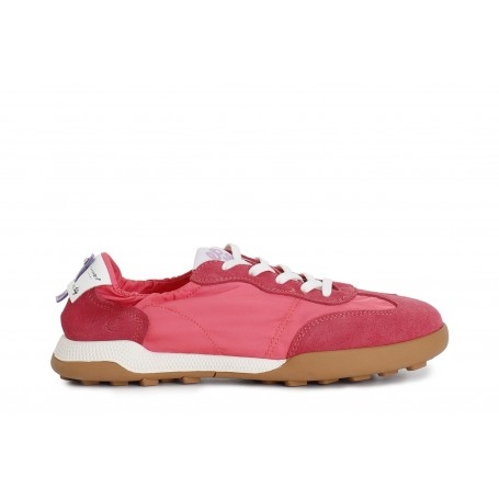 Cafe Noir SNEAKERS ALLACCIATA IN TESSUTO NYLON E PELLE SCAMOSCIATA - C1DG9601