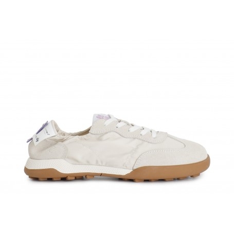 Cafe Noir SNEAKERS ALLACCIATA IN TESSUTO NYLON E PELLE SCAMOSCIATA - C1DG9601