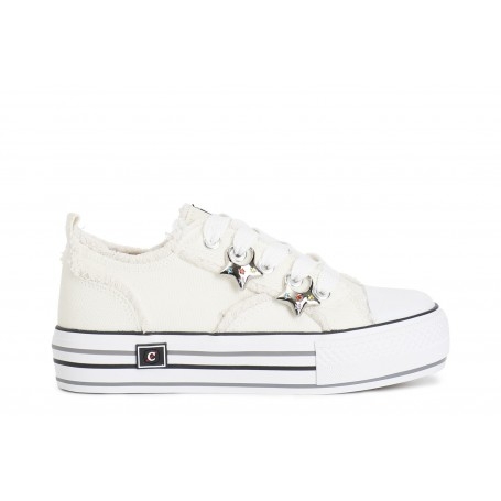 Cafe Noir SNEAKER IN CANVAS CON ACCESSORI REMOVIBILI - C1DM9103