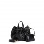 Cafe Noir TOTE  CON MOTIVO DI ARRICCIATURA , TRACOLLA REMOVIBILE - C3WD0809