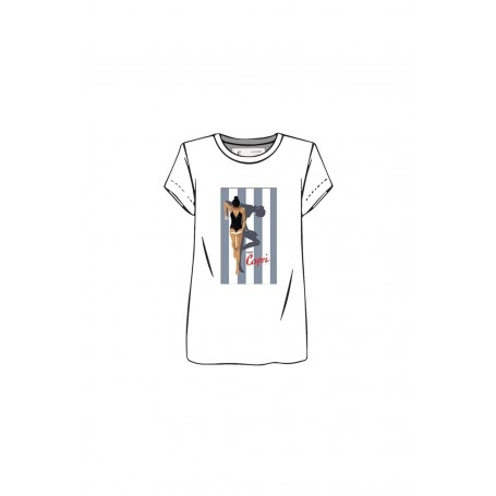 Cafe Noir TSHIRT MANICA CORTA STAMPA SALENTO - C7JT0216