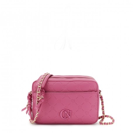 Cafe Noir CAMERA BAG CON LOGO EMBOSSED ALL OVER - C3NE0618