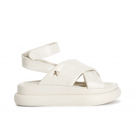 Cafe Noir SANDALO IN PELLE INCROCIATO CON ACCESSORIO - C1HB3500