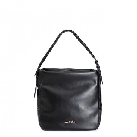 Cafe Noir SACCA  CON TRACOLLA A TRECCIA CON  ACCESSORIO IN METALLO CON SMALTO - C3NC0804