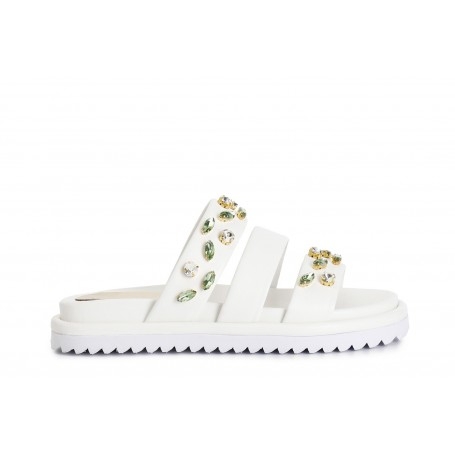 Cafe Noir CIABATTA TRE FASCE CON STRASS - C1GD9103