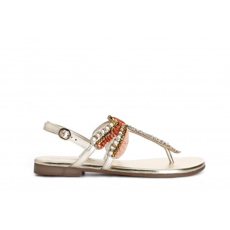 Cafe Noir SANDALO INFRADITO CON APPLICAZIONI LIBELLULA - C1GG9555