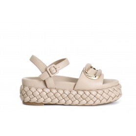 Cafe Noir SANDALO GILDA CON FONDO A TRECCIA E ACCESSORIO - C1HH9112