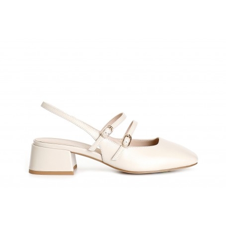 Cafe Noir BALLERINA IN NAPPA DUE FIBBIE LACCIO DIETRO - C1FD4006