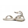 Cafe Noir SANDALO GILDA IN PELLE CON BORCHIE MULTICOLOR - C1GF2101