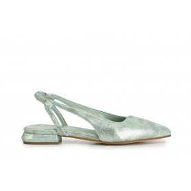 Cafe Noir BALLERINA APERTA DIETRO IN PELLE LAMINATA - C1ED2310