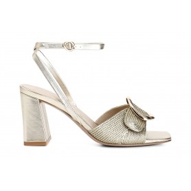 Cafe Noir SANDALO CON ALLACCIATURA ALLA SCHIAVA ERICAMO A CORDONCINO - C1LF9906