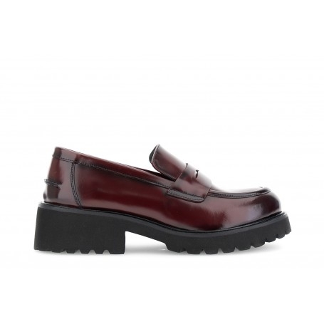 Cafe Noir MOCASSINO IN PELLE ABRASIVATA - C1XL1504