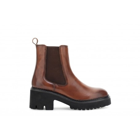Cafe Noir TRONCHETTO IN PELLE CON ELASTICI - C1XL1509