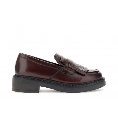 Cafe Noir MOCASSINO IN PELLE CON FRANGE - C1XV1703