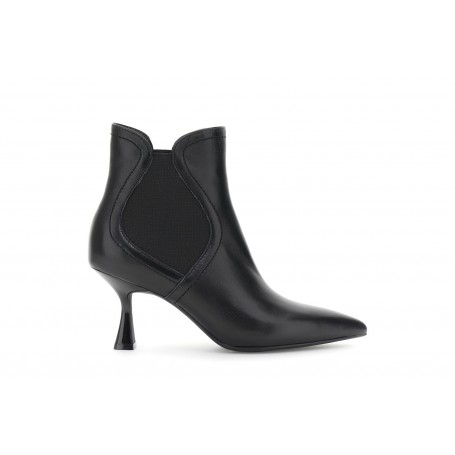 Cafe Noir TRONCHETTO IN PELLE CON ELASTICI ASIMMETRICI - C1XV4711