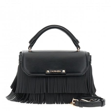 Cafe Noir BORSA A MANO IN SINTETICO EFFETTO PELLECON PATTINA E FRANGE - C3NE0935