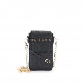 Cafe Noir PORTACELLULARE IN SINTETICO EFFETTO PELLE CON PATTINA, LETTERING E FIBBIA - C4AC0917