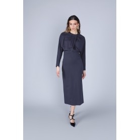 Cafe Noir ABITO CON PIEGHE ALLO SCOLLO - C7JA0261