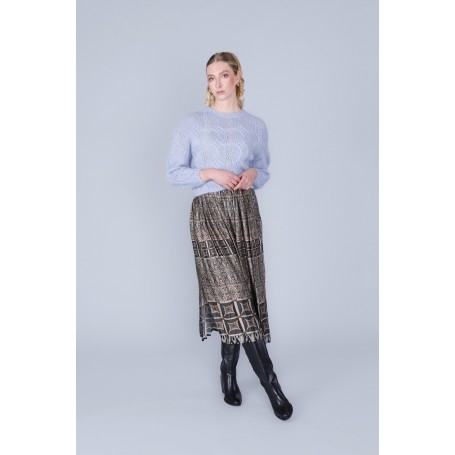 Cafe Noir MAGLIA GIROCOLLO PUNTO MAGLIA A TRECCIA - C7JM0304