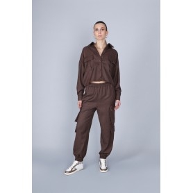 Cafe Noir PANTALONE TIPO CARGO CON POLSINO E VITAELASTICATA - C7JP0258