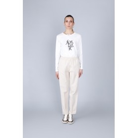 Cafe Noir JOGGER  TENCEL TINTO CAPO - C7JP0267