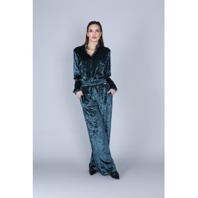 Cafe Noir PANTALONE PALAZZO IN CINIGLIA - C7JP0277