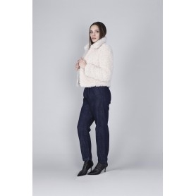 Cafe Noir GIUBBINO SIMILPELLICCIA CURLY - C7JG0036