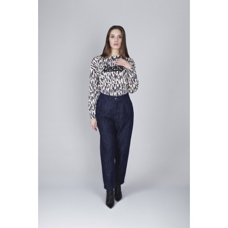 Cafe Noir PANTALONE  JEANS CARROT - C7JJ0186
