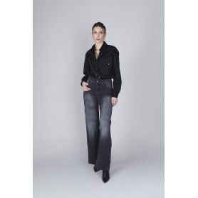 Cafe Noir DENIM WIDE LEG - C7JJ1042