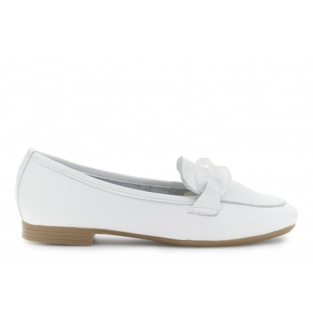 Cafe Noir MOCASSINO IN PELLE CON CATENA - C1EG4002