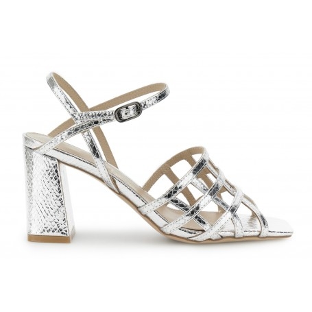 Cafe Noir SANDALO GABBIA IN PELLE EFFETTO STAMPATO - C1LF8017