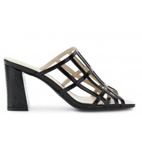 Cafe Noir CIABATTA A GABBIA EFFETTO STAMPATO - C1LF8018